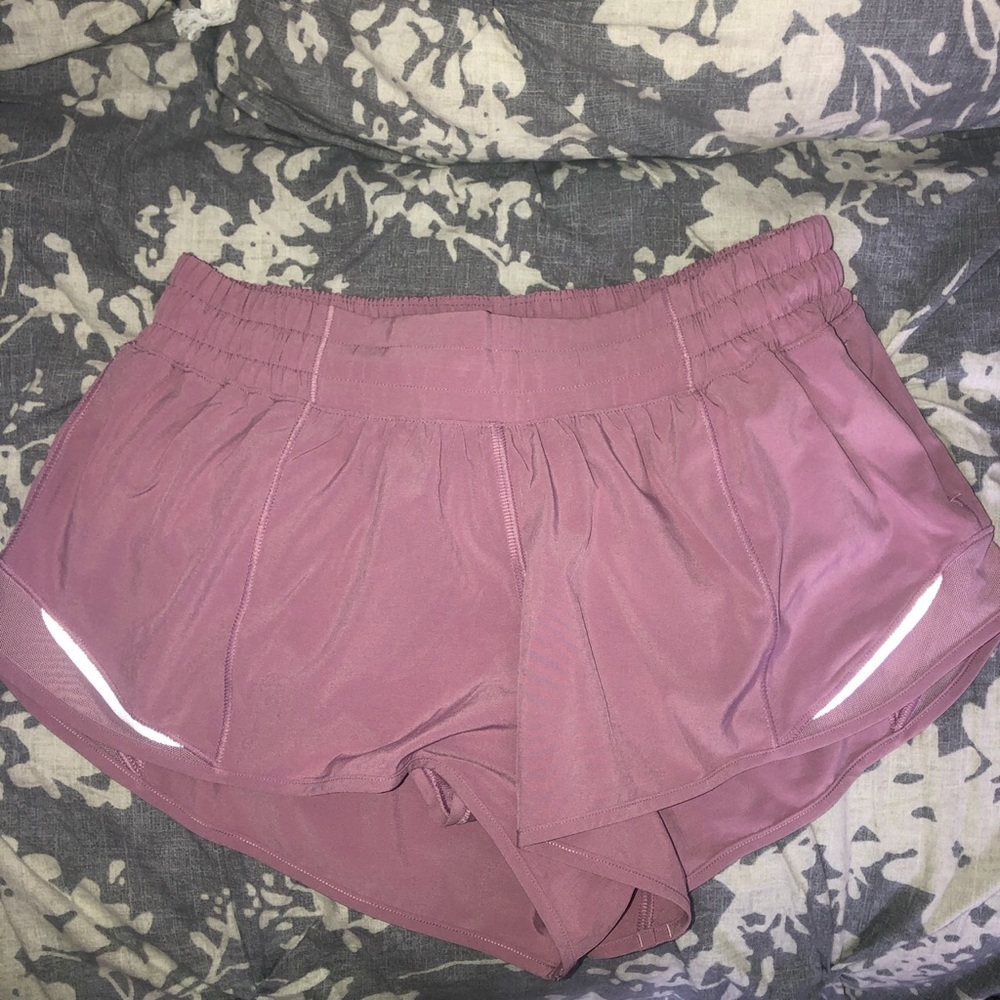 pink lululemon shorts